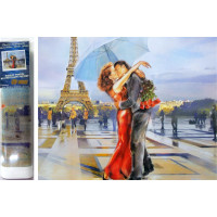 Norimpex Diamantové maľovanie Láska pod Eiffelovou vežou 30x40 cm