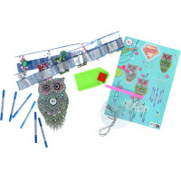 GRAFIX Diamantové maľovanie Zvonkohra Sova