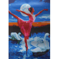 Norimpex Diamantové maľovanie Baletka medzi labuťami 30x40 cm