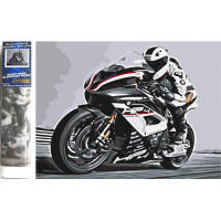 Norimpex Diamantové maľovanie Cestná motorka 30x40 cm