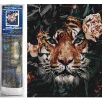 Norimpex Diamantové maľovanie Ukrytý tiger 30x40 cm