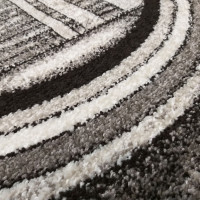 Kusový koberec PANNE geometria - odtiene šedej - 160x220 cm