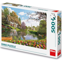 DINO Puzzle Chata pri vode 500 dielikov