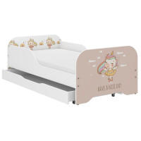 Detská posteľ KIM - JEDNOROŽEC 140x70 cm + MATRAC