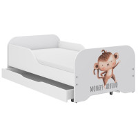 Detská posteľ KIM - SAFARI OPIČKA 140x70 cm + MATRAC