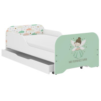 Detská posteľ KIM - VÍLA 140x70 cm + MATRAC
