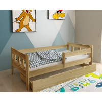 Detská posteľ z masívu borovice MAJA - 200x90 cm - prírodná