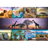 TREFL Puzzle Koláž, Afrika 1000 dielikov