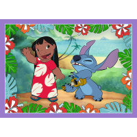 TREFL Puzzle Lilo&Stitch: Bláznivý deň 4v1 (35,48,54,70 dielikov)