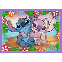 TREFL Puzzle Lilo&Stitch: Bláznivý deň 4v1 (35,48,54,70 dielikov)