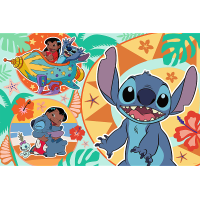 TREFL Puzzle Lilo&Stitch: Šťastný deň MAXI 24 dielikov