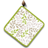 Kuchynská podložka NATURE 20x20 cm - Lístočky