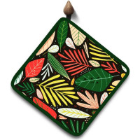 Kuchynská podložka NATURE 20x20 cm - Lístie