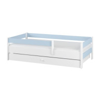 Detská posteľ SIMPLE so šuplíkom - modrá - 180x80 cm
