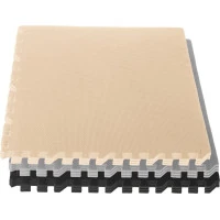 KIK Penové puzzle Odtiene šedej s okrajmi IV. (58x58)