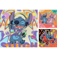 RAVENSBURGER Puzzle Disney: Stitch 3x49 dielikov