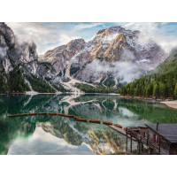 RAVENSBURGER Puzzle Lago di Braies, Taliansko 1500 dielikov