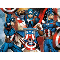 RAVENSBURGER Puzzle Marvel: Kapitán Amerika XXL 100 dielikov
