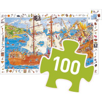 DJECO Puzzle Observation: Piráti 100 dielikov