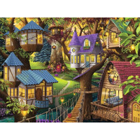 RAVENSBURGER Puzzle Súmrak v korunách stromov 1500 dielikov