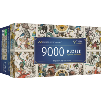 TREFL Puzzle UFT Staré nebeské mapy súhvezdia 9000 dielikov