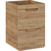 Kúpeľňová závesná skrinka pod umývadlo BÁRA 40 cm - Gold craft dub