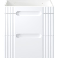 Kúpeľňová závesná skrinka pod umývadlo FIDŽI 60 cm - biela