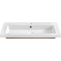 Keramické umývadlo SPIRIT WHITE 2 100 cm - biele