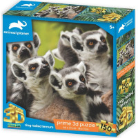 PRIME 3D Puzzle Animal planét: Lemur kata 3D 150 dielikov