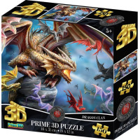 PRIME 3D Puzzle Dračí klan 3D 150 dielikov