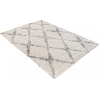 Kusový koberec Shaggy VERSAY Cross - krémový