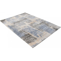 Kusový koberec Shaggy VERSAY Sample - modrý/sivý