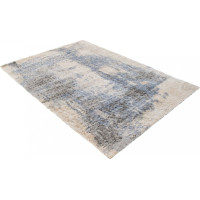 Kusový koberec Shaggy VERSAY Modern - krémový/modrý