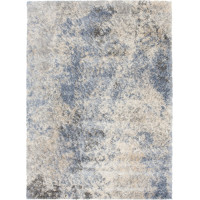 Kusový koberec Shaggy VERSAY Storm - modrý/sivý