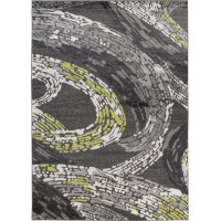 Kusový koberec SARI Path - tmavo šedý