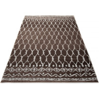 Kusový koberec SARI Cage - hnedý