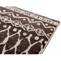 Kusový koberec SARI Cage - hnedý
