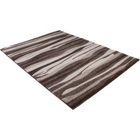 Kusový koberec SARI Ripple - hnedý