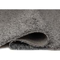 Kusový koberec Shaggy SOHO - tmavo šedý