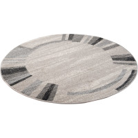 Kusový okrúhly koberec SARI Form - béžový