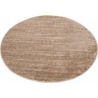 Kusový okrúhly koberec SARI Mono - béžový