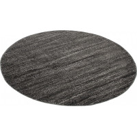 Kusový okrúhly koberec SARI Mono - čierny
