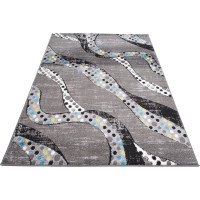 Kusový koberec JAVA Roots - tmavo šedý