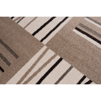 Kusový koberec JAVA Stem - krémový/hnedý