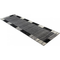 Behúň TAPIS Tiles - tmavo šedý