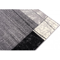 Kusový koberec TAPIS Tiles - tmavo šedý