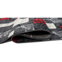 Behúň TAPIS Retro - sivý/červený