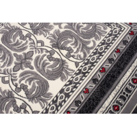 Kusový koberec TAPIS Rim - sivý/červený