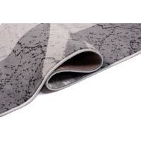 Kusový koberec TAPIS Ribbon - tmavo šedý