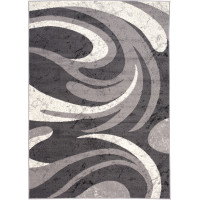 Kusový koberec TAPIS Charm - tmavo šedý